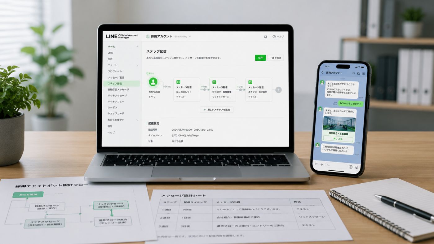 公式LINEの構築